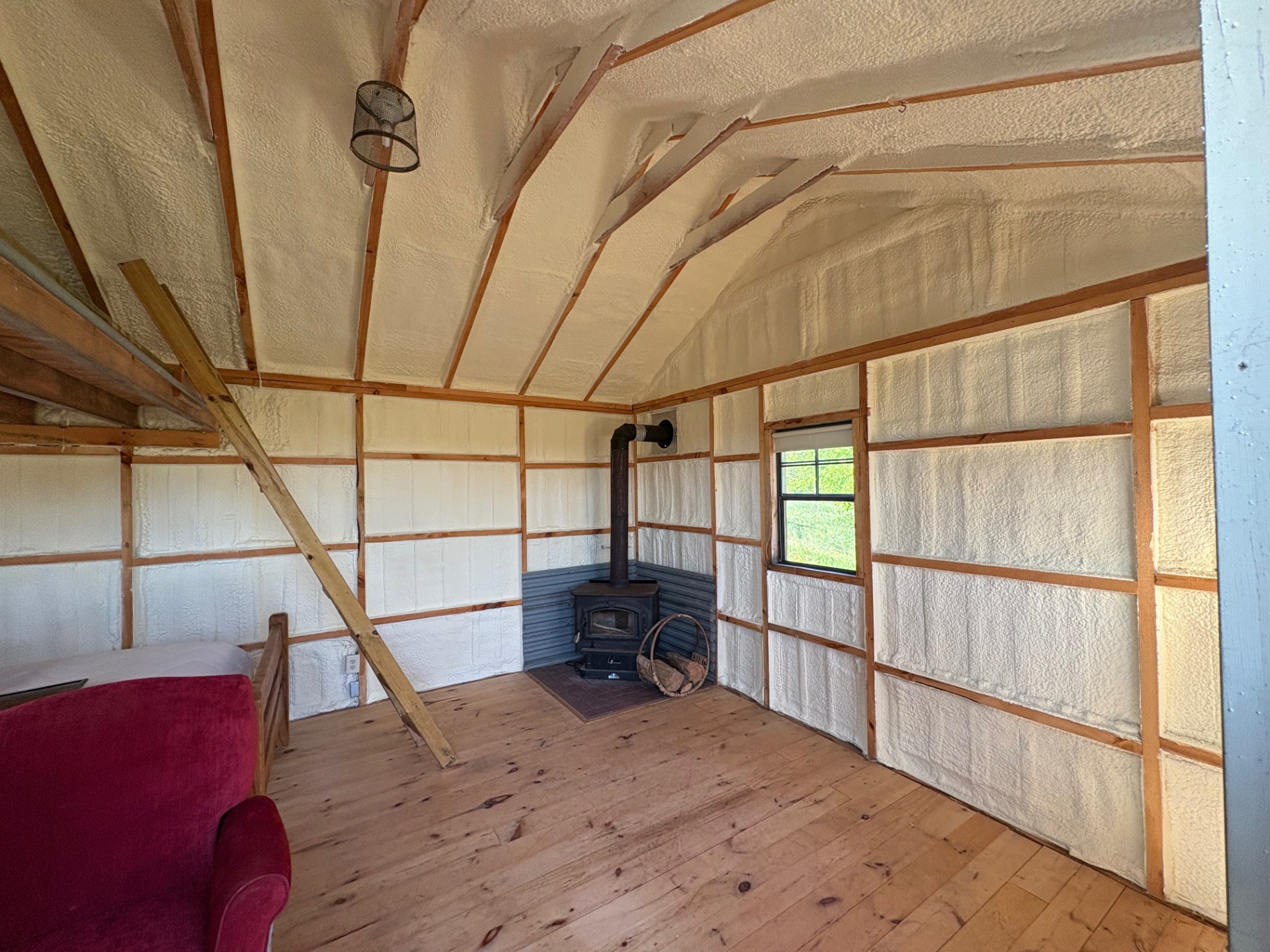 Spray foam insulation project